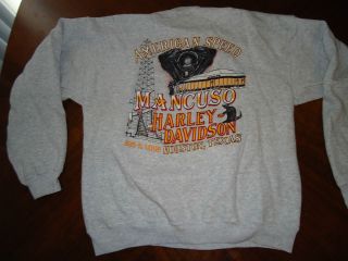 1993 Mancuso Harley Davidson Houston Astrodome Sweatshirt Shirt