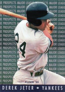 1995 Fleer Derek Jeter Major League Prospects Rookie Insert 7