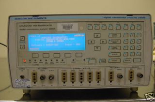 Marconi 2850A 2850s Digital Transmission Analyzer Opt 1 2