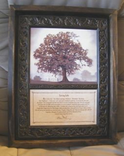 Living Life Tree Inspiration Framed Picture Bonnie Mohr
