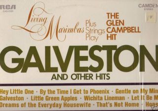 Living Marimbas Glen Campbell Galveston RCA CDN NM