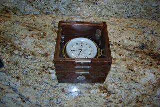 Antique Ulysse Nardin Marine Chronometer Le Locle Serial 7200 Model 10