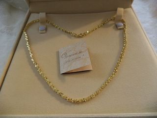 Veronese 18K Clad Margherita Chain Necklace New with Tags