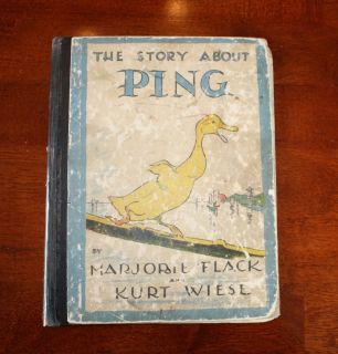 Story of Ping 1933 by Kurt Wiese Illustrated by Marjorie Flack