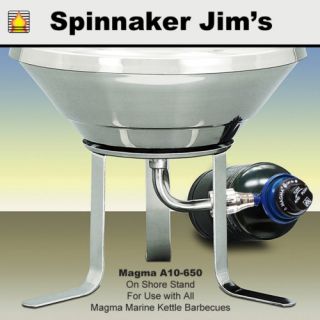 Marine Kettle Barbecue Grill Onshore Stand Table Top BBQ Legs