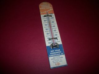  OIL thermometer Snyders Sohio Station gas Marion Ohio dealership 40s
