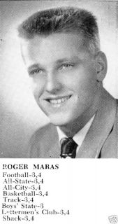 Roger Maris High School Yearbook Senior Year 1952