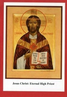 High Priest Religious Icon Holy Card Prayer Card Markell