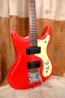 1965 Mosrite Ventures Mark V Vintage Red Guitar 5 II
