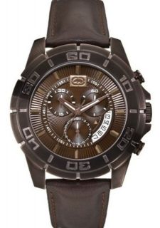 New Marc Ecko E16503G2 Brown Dial and Leather Mens Watch