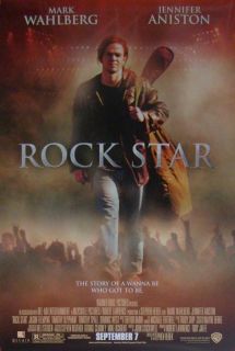 Rock Star 27x40 DS Movie Poster 2001 Mark Wahlberg