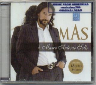 CD DVD Marco Antonio Solis mas New Greatest Hits