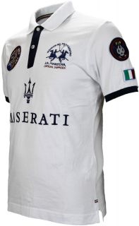 La Martina Limited Edition Maserati Official Sponsor Polo T Shirt