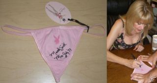 Martha Smith Signed Auto Playboy Thong Panties PSA DNA