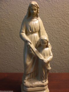 MOUNT CASHEL ORPHANAGE Antique St Anne the Virgin Mary Statue c 1880s