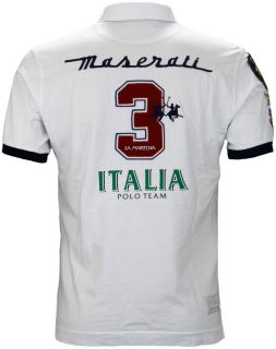 La Martina Limited Edition Maserati Official Sponsor Polo T Shirt