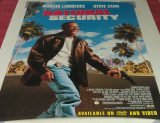 DVD Movie Poster 1 Sided Original 27x40 Martin Lawrence