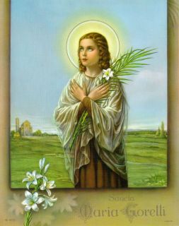 Catholic Picture Print St Maria Goretti Virgin Martyr