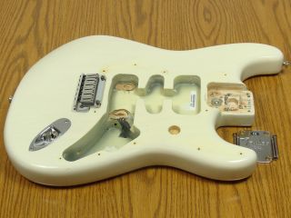 Fender Strat Body Hardware USA Stratocaster Mary Kay White Ash
