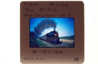Pennsylvania PRR #1139 Matawan NJ 1954 RR Railroad Train 35mm Slide