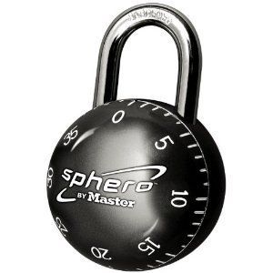 Master Lock 2075DBLK Sphero Combination Padlock Black