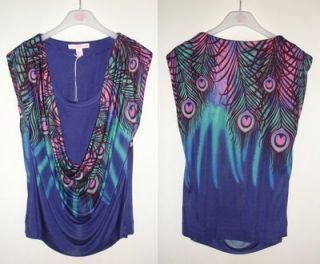 Matthew Williamson for H M Peacock Top Size M