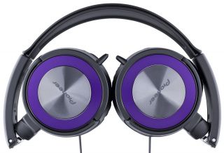 SE MJ31 Foldable on Ear DJ Inspired Stereo Headphones Purple