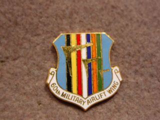 60th Maw Military Airlift Wing 1970s USAF Emblem