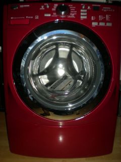 Maytag 4000 series 4.5 cu ft washer & dryer red front load enery