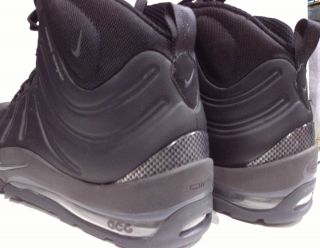 Nike Air Max Positebakin Boot Black Silver 415327 001 Foamposite 9 6 7