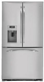  25 1 cu ft French Door 36 Wide Refrigerator Stainless PFSS5RKZSS