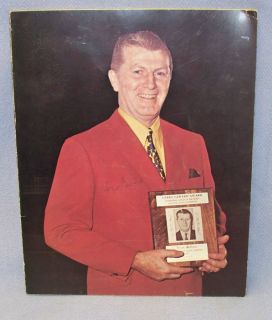 Of South Carolina Basketball Program 1969 70 Coach McGuire Autograph