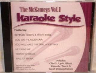 The Mckameys V1 Christian Karaoke Music New CD G