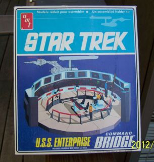 Trek U s s Enterprise Command Bridge AMT 1975 Vintage Star Trek