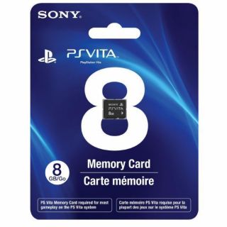 PS Vita 8 GB 8GB Memory Card Sony Playstation Sealed New Genuine 24 HR