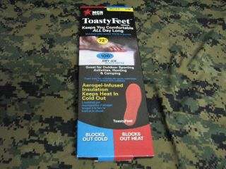 MCR Safety Toasty Feet Insoles Outdoors Sporting Hunting Camping Block