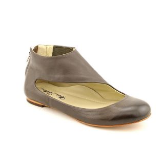 Used Mea Shadow Shai Womens Size 6 5 Brown Leather Flats Shoes