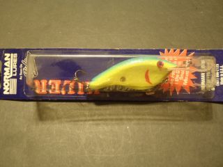 RARE Discontinued Norman Lures Tennessee Killer Wood Crankbait