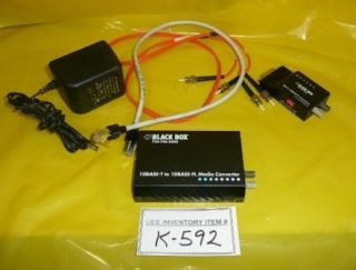 Black Box 724 746 5500 Media Converter Transceiver