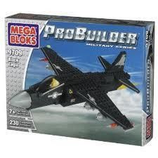 Mega Bloks Pro Builder Military Series Black Eagle 9709 230 Pcs New in