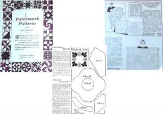 Vintage Patchwork Patterns No 4 McKim Quilts 1930S