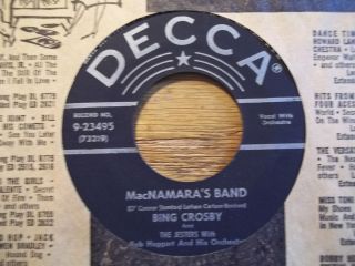 Bing Crosby McNamaras Band 45 RPM