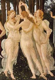 1445 1510 Spring Detail The Three Graces Medici Florence