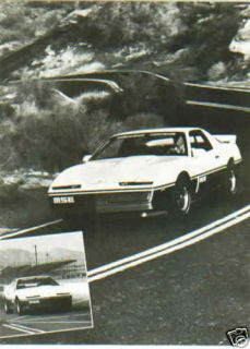 1984 MSE Pontiac Trans Am Mecham Original Article