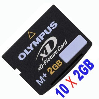 10 x 2GB XD Picture Memory Card Olympus M XD2GMP M Genuine Brand New