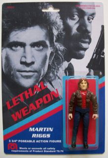 Martin Riggs Lethal Weapon Vintage Style Action Mel Gibson