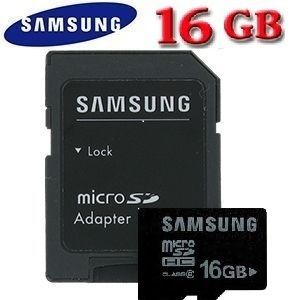 Samsung 16GB Micro SDHC Memory Card for Galaxy Cell Phone