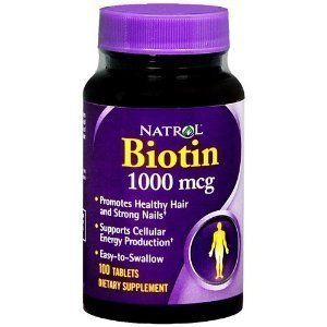 Biotin 100 Tablets Health Care Hair Nails Vitamin Growth 1 000 Mcg NEW
