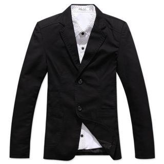 New Mens Suit Two Button Casual Blazers Coat Jackets 3Colors 9903 M