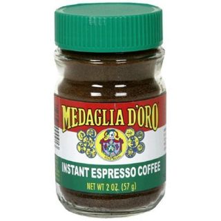 Medaglia DOro Imported Instant Espresso Powder Ground Coffee 2 oz Jar